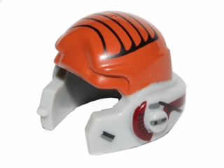 Minifigure, Headgear Helmet SW Rebel with B-wing Pilot Pattern