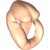 Minifigure, Headgear Head Top, SW Twi'lek, Hanging Down Back (Bib Fortuna)