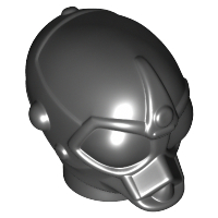 Minifigure, Head, Modified SW RA-7 Series Protocol Droid, Plain