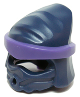 Minifigure, Headgear Ninjago Wrap Peaked Top with Molded Dark Purple Headband and Knot Pattern