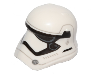 Minifigure, Headgear Helmet SW Stormtrooper Ep. 7 Rounded Mouth Pattern