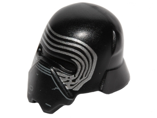 Minifigure, Headgear Helmet SW Kylo Ren Pattern
