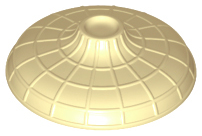 Minifigure, Headgear Hat, Conical Asian with Raised Center