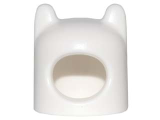 Minifigure, Headgear Head Cover, Costume Bear Hat with Rounded Ears