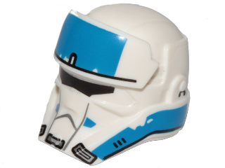 Minifigure, Headgear Helmet SW Imperial Transport Pilot Pattern