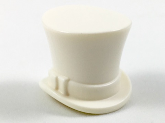 Minifigure, Headgear Hat, Top Hat with Ribbon