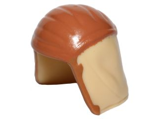 Minifigure, Headgear Cap, Neck Protector SW with Medium Nougat Top Pattern