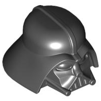 Minifigure, Headgear Helmet SW Darth Vader - One Piece
