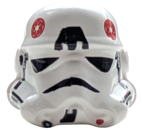 Minifigure, Headgear Helmet SW Stormtrooper, AT-AT Driver Pattern
