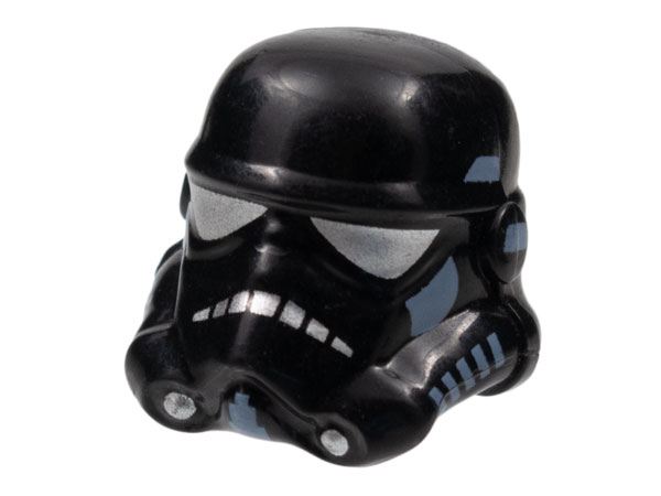 Minifigure, Headgear Helmet SW Stormtrooper, Shadow Trooper Pattern