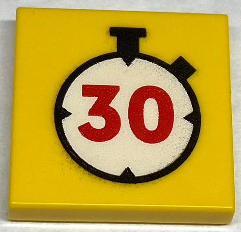 Tile 2 x 2 with Watch/Stopwatch Pattern