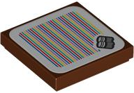 Tile 2 x 2 with Super Mario Scanner Code Conga Drums Pattern (Sticker) - Set 71424