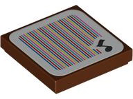 Tile 2 x 2 with Super Mario Scanner Code Music Note Pattern (Sticker) - Set 71421