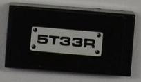 Tile 1 x 2 with '5T33R' Pattern (Sticker) - Set 8186