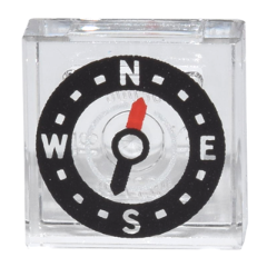 Tile 1 x 1 with Compass Pattern