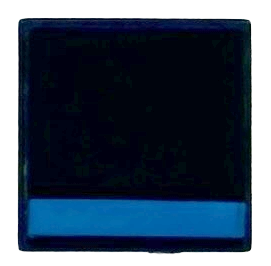 Tile 1 x 1 with Dark Azure Stripe Pattern