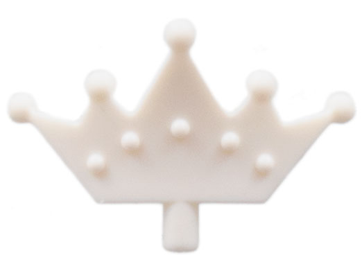 Minifigure, Crown Tiara, 5 Points, Rounded Ends