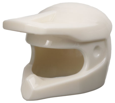 Minifigure, Headgear Helmet Dirt Bike