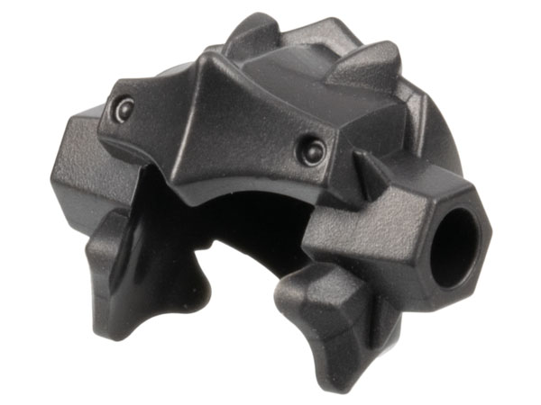 Minifigure, Headgear Helmet Angular and Ridged, Rivets on Front and Back