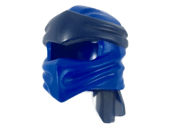 Minifigure, Headgear Ninjago Wrap Type 4 with Molded Dark Blue Headband  Pattern