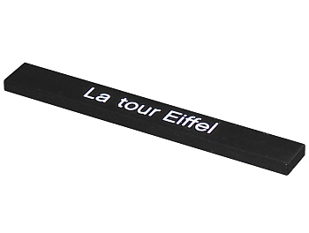 Tile 1 x 8 with 'La tour Eiffel' Pattern