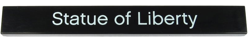 Tile 1 x 8 with 'Statue of Liberty' Pattern