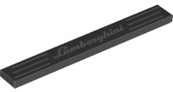 Tile 1 x 8 with 'Lamborghini' Pattern