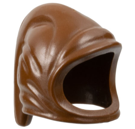 Minifigure, Headgear Hood Farmer's Cowl