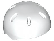 Minifigure, Headgear Helmet Sports with Vent Holes