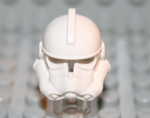 Minifigure, Headgear Helmet SW Clone Trooper, Plain