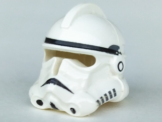 Minifigure, Headgear Helmet SW Clone Trooper Ep.3 Pattern