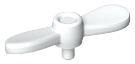 Minifigure, Propeller 2 Blade Twisted Tiny with Small Pin