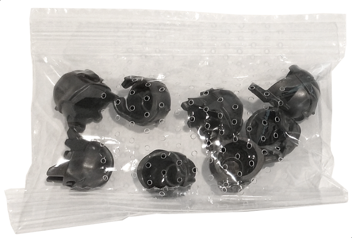 Minifigure, Headgear Helmets Castle / Fantasy, 8 in Bag (Multipack)