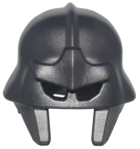 Minifigure, Headgear Helmet Castle / Fantasy with Rivets, Mask with Eye Holes and Straight Cheek Protection