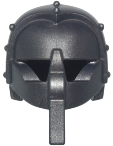 Minifigure, Headgear Helmet Castle / Fantasy with Rivets, Mask with Eye Holes and Long Nose Protection