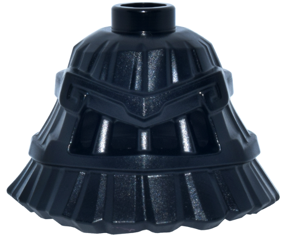 Minifigure, Headgear Hat, Conical Asian Roningasa with Narrow Open Visor and Open Stud