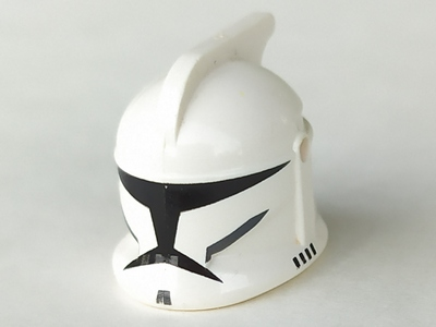 Minifigure, Headgear Helmet SW Clone Trooper with Holes, Standard Pattern