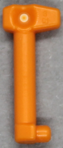 Minifigure, Helmet Antenna / Rangefinder with Rounded Shaft for Helmet SW Clone Trooper with Holes