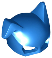 Minifigure, Headgear Mask Batman Cowl (Open Chin, Floppy Right Ear)