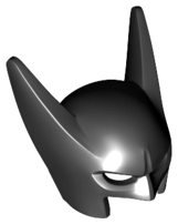 Minifigure, Headgear Mask Batman Cowl (Long Ears)