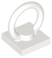 Tile, Modified 2 x 2 with Ring