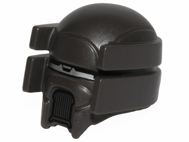 Minifigure, Headgear Helmet SW Knight of Ren with Silver Visor Pattern