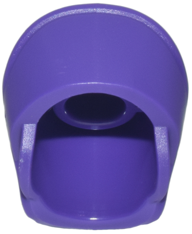 Minifigure, Headgear Headdress with High Front Panel and Ridges Across Top