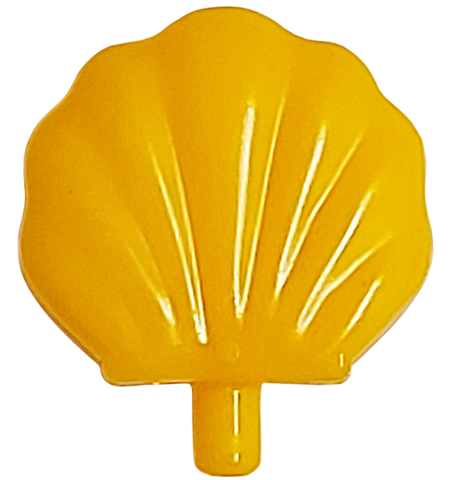 Minifigure, Shell Clam / Scallop with Small Pin