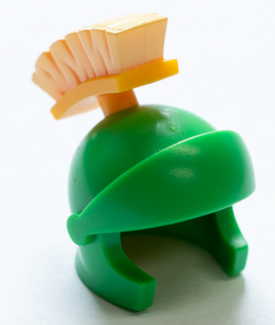 Minifigure, Headgear Helmet Roman Soldier with Broom Plume