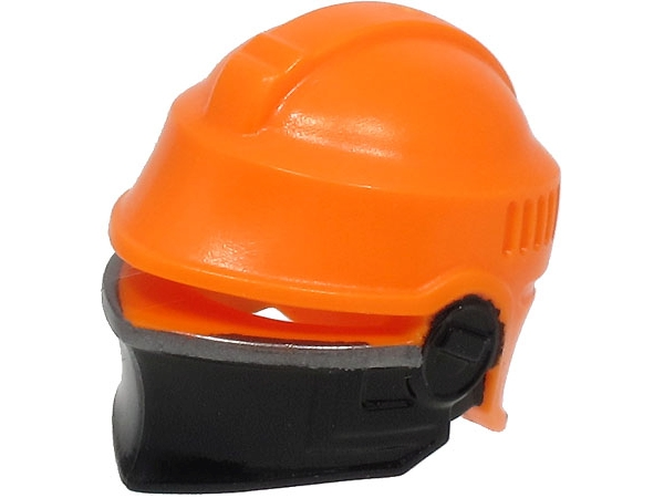 Minifigure, Headgear Helmet SW Fennec Shand with Black and Silver Visor Pattern