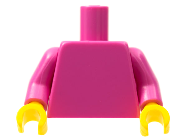 Torso Plain / Dark Pink Arms / Yellow Hands