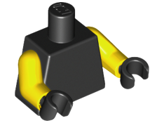 Torso Plain / Yellow Arms / Black Hands