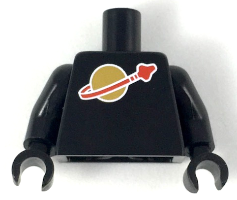 Torso with Classic Space Logo High on Torso Pattern, Inside with Ribs (second reissue) / Black Arms / Black Hands