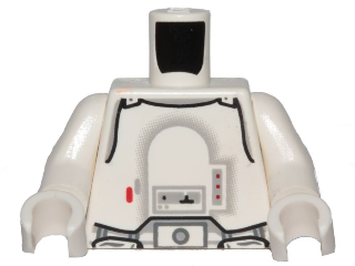 Torso SW Armor Snowtrooper Pattern / White Arms / White Hands